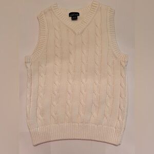 Class club sweater vest for boys.